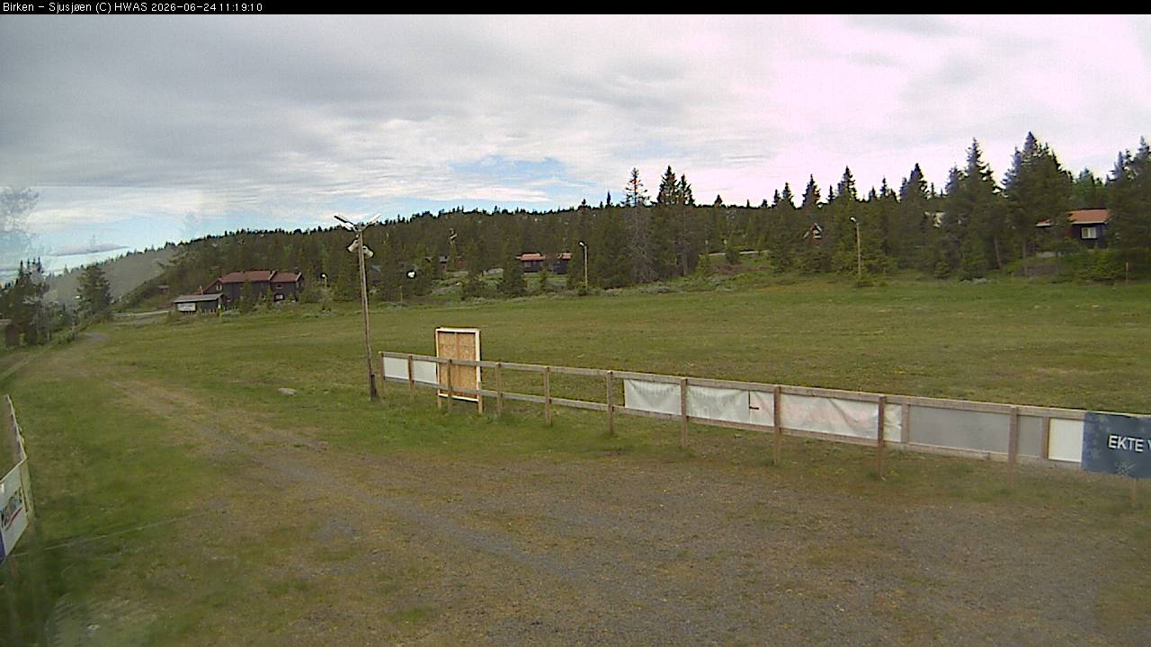 Webcam Sjusjøen, Ringsaker, Hedmark, Norwegen