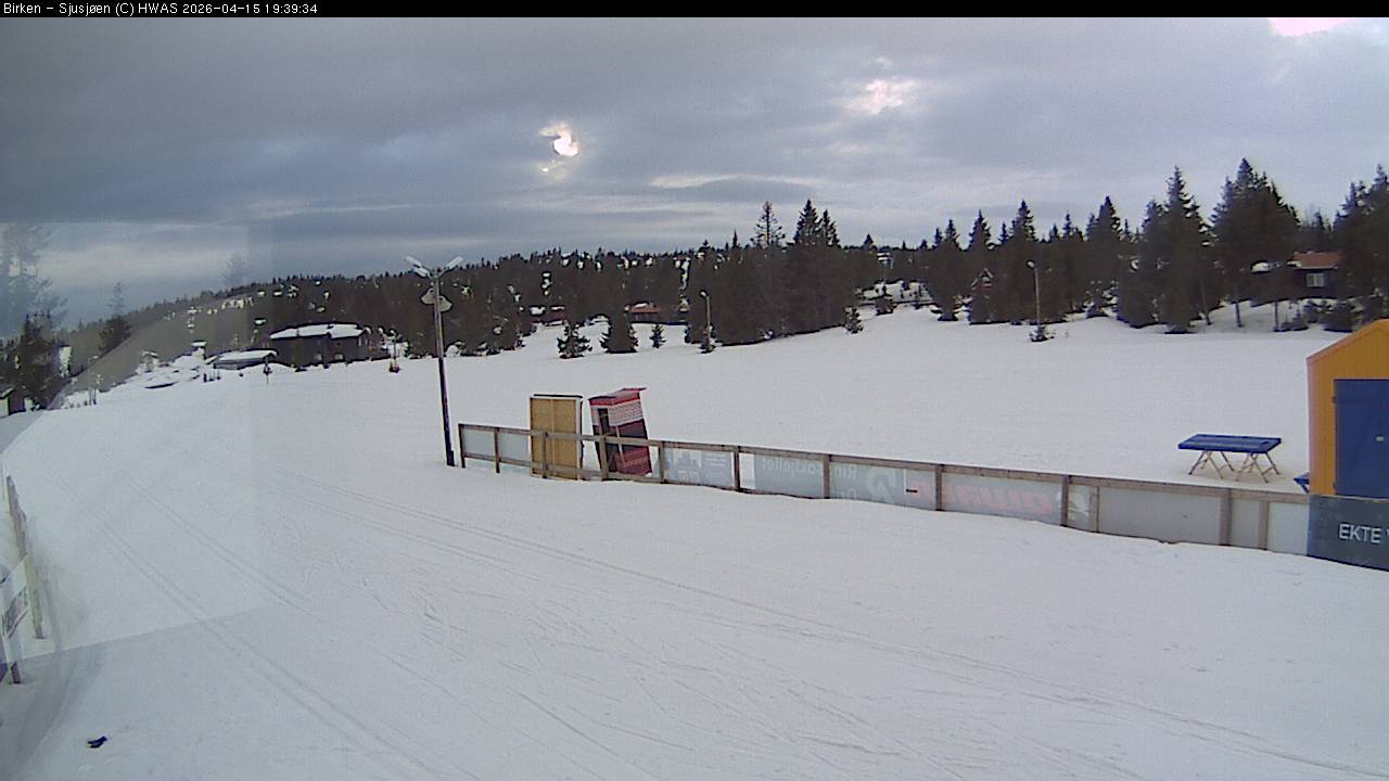Webcam Sjusjøen, Ringsaker, Hedmark, Norwegen